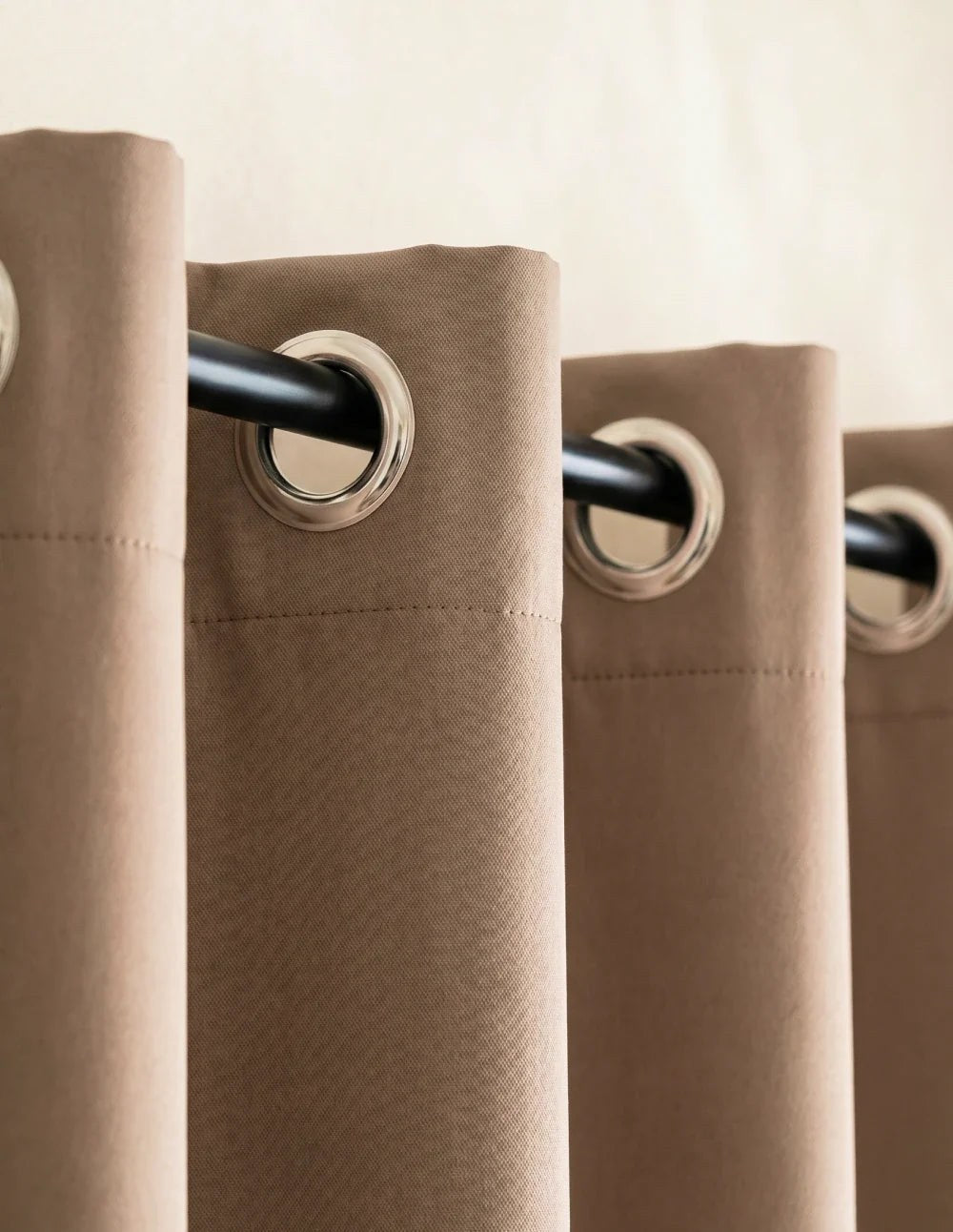Rideau Occultant Thermique et Phonique - Marron Taupe